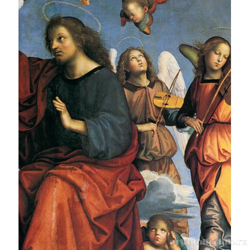 Коронование Марии. Фрагмент