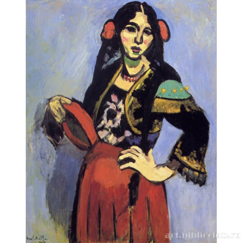 Испанка с бубном