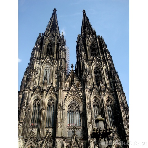 Кёльнский собор. Фрагмент западного фасада