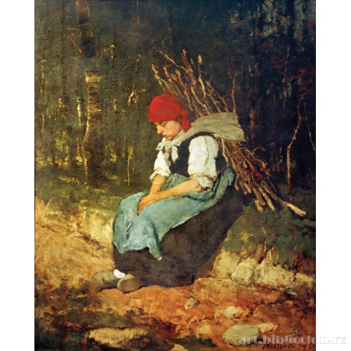 Женщина с хворостом