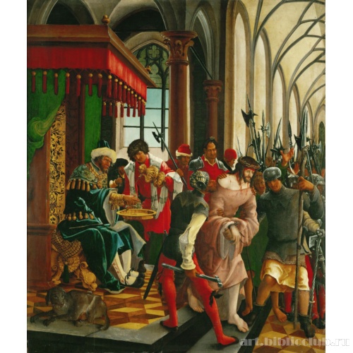 Алтарь св. Себастьяна. Пилат умывает руки