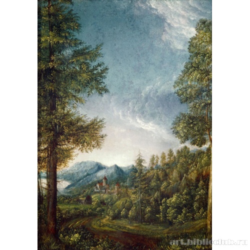 Пейзаж с замком Вёрт