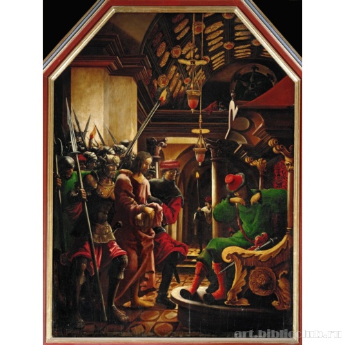 Алтарь св. Себастьяна. Христос перед Каиафой