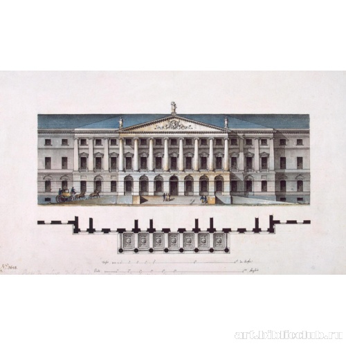 Фасад Смольного института