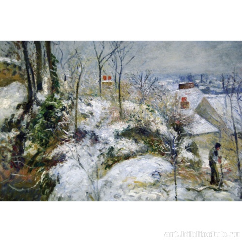 Кроличий садок в Понтуазе. Снег