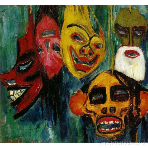 Натюрморт с масками III