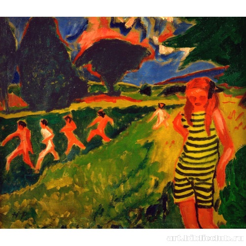 Черно-желтая майка