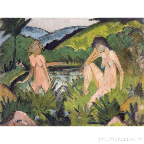 Две обнаженные на озере