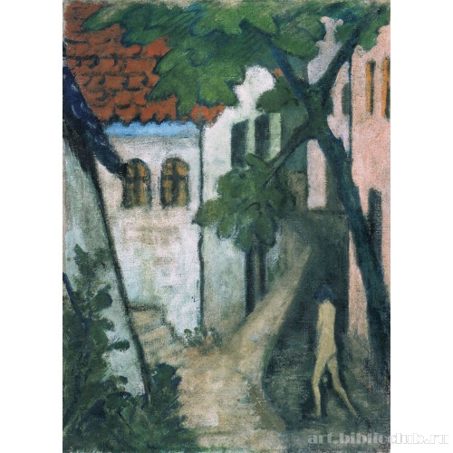 Цыганский ребенок в деревне