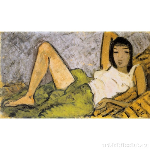 Лежащая девушка