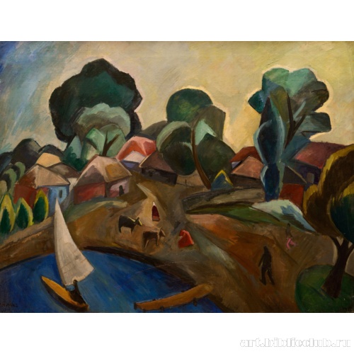 Пейзаж с парусом