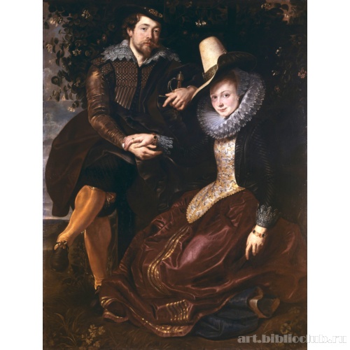 Автопортрет с Изабеллой Брант («Жимолостная беседка»)