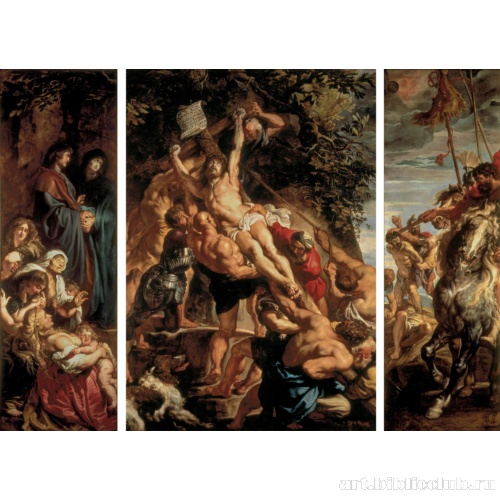 Воздвижение креста. Триптих