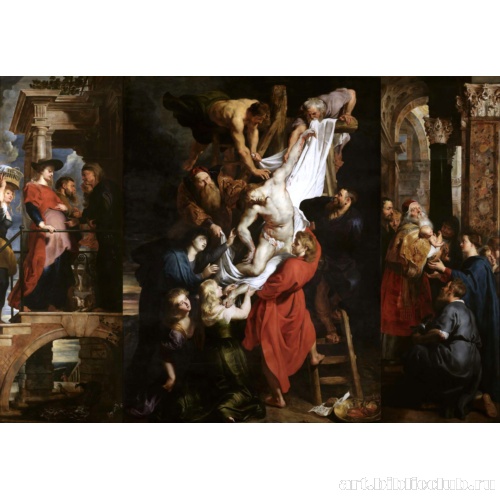 Снятие с креста. Триптих