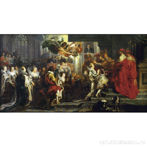 Коронование Марии Медичи в Сен-Дени в Париже