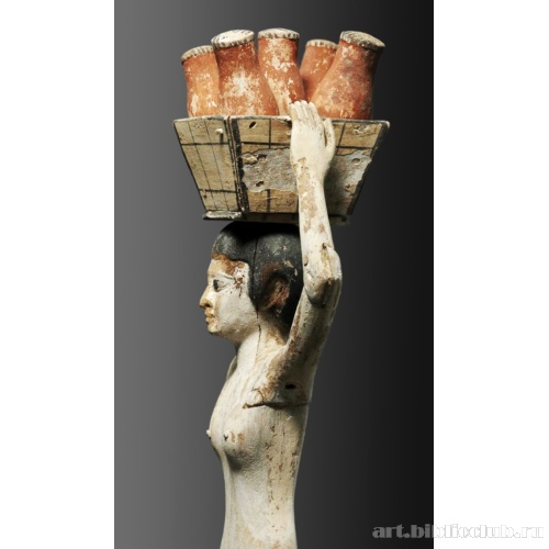 Модель процессии несущих жертвоприношения («Берша-процессия»). Фрагмент