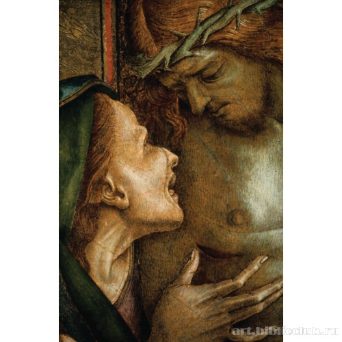 Оплакивание умершего Христа. Фрагмент