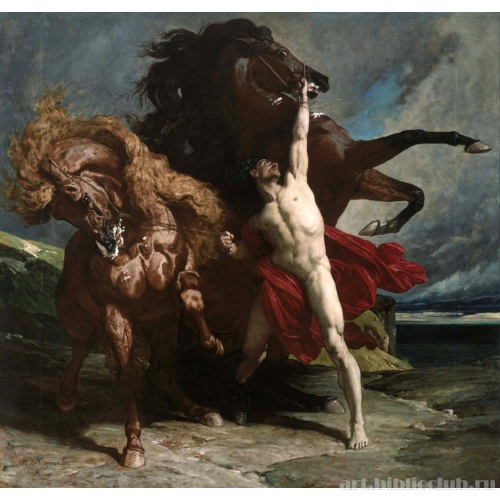 Автомедон с лошадьми Ахилла