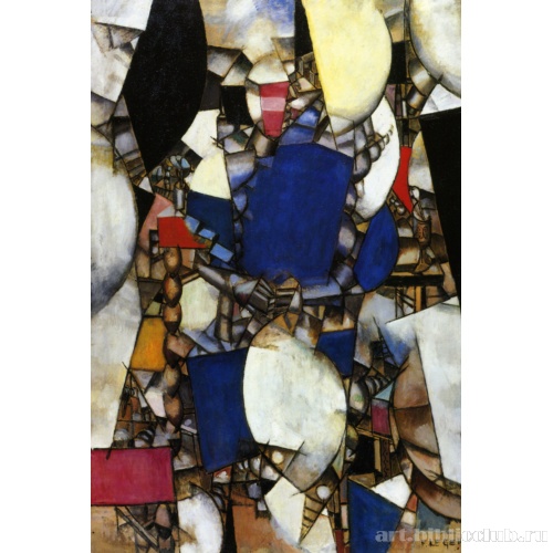 Женщина в голубом