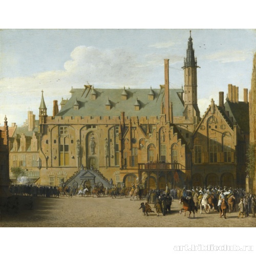 Ратуша в Гарлеме с выступлением принца Мауритса в 1618 году