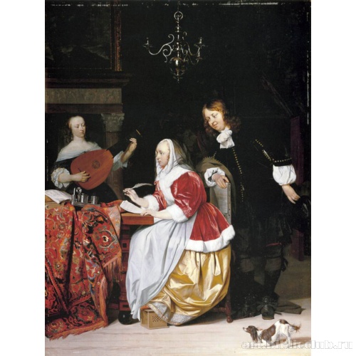 Молодая женщина, сочиняющая музыку