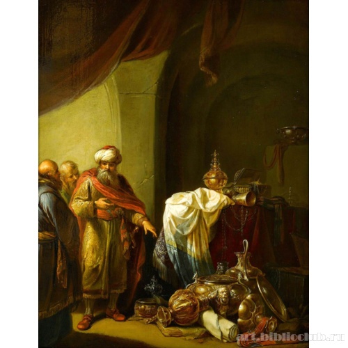 Крез показывает Солону свое богатство