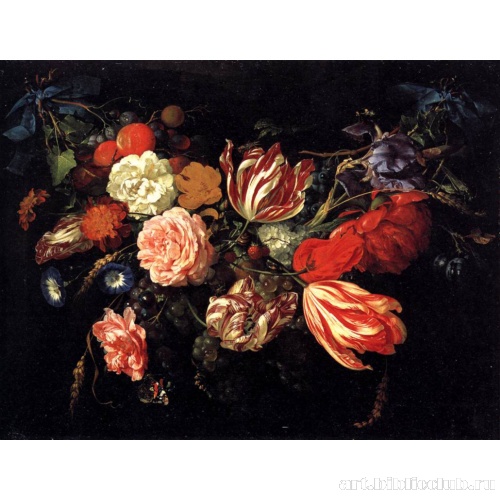 Гирлянда с цветами и фруктами