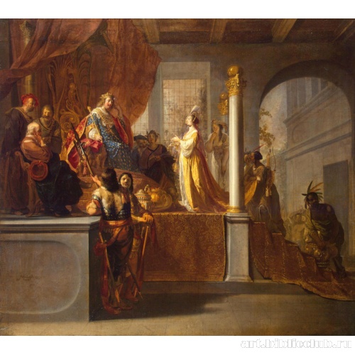 Царица Савская перед Соломоном