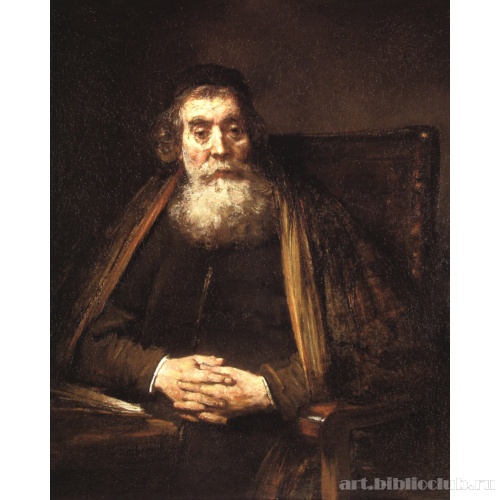 Портрет сидящего старика