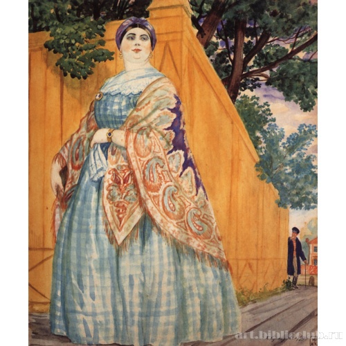 Купчиха на прогулке