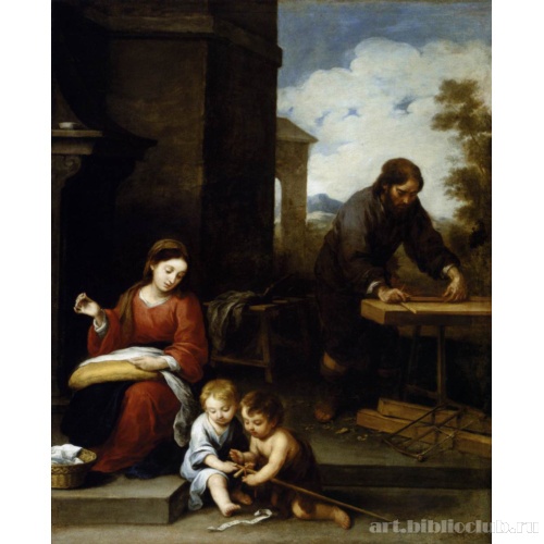 Святое семейство с Иоанном Крестителем во младенчестве