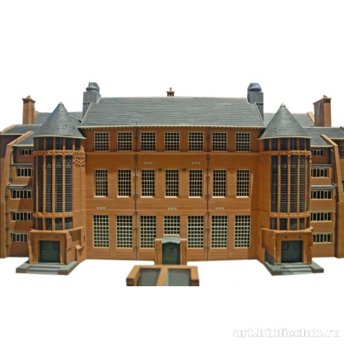 Макет школы на Скотланд-стрит. Главный (северный) фасад