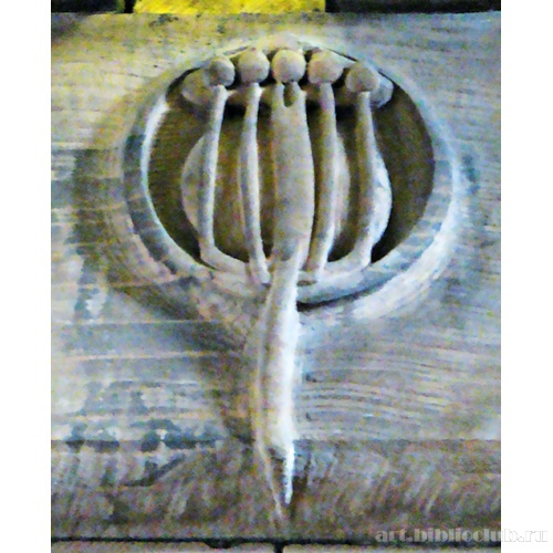 Фрагмент скульптурного декора «Прорастание семени»