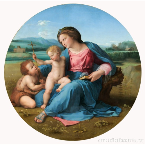Мадонна Альба. Мария с младенцем и Иоанном Крестителем