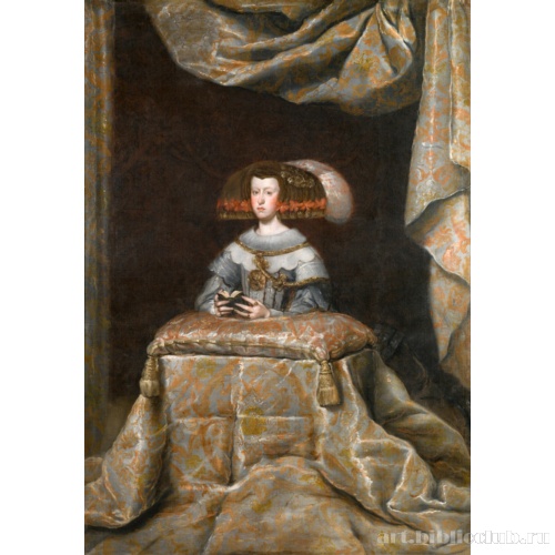 Марианна Австрийская за молитвой