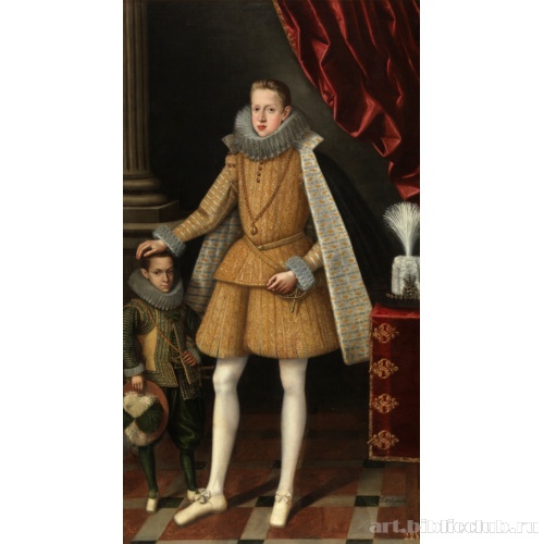 Портрет инфанта Филиппа с карликом Мигелем Соплилло