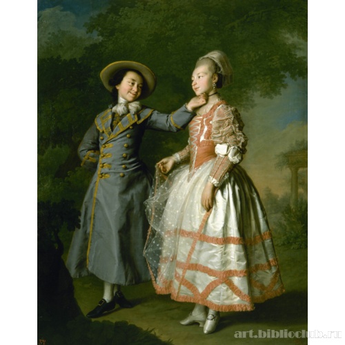 Портрет Е.Н. Хрущовой и княжны Е.Н. Хованской