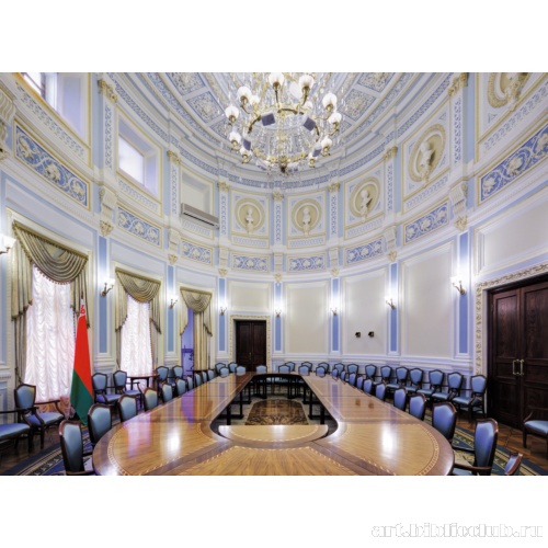 Усадьба М.Р. Хлебникова. Голубой овальный зал