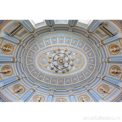 Усадьба М.Р. Хлебникова. Плафон голубого зала