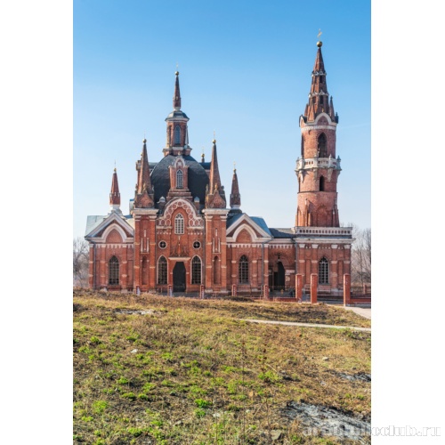 Церковь иконы Божией Матери «Знамение» в селе Вешаловка. Северный фасад