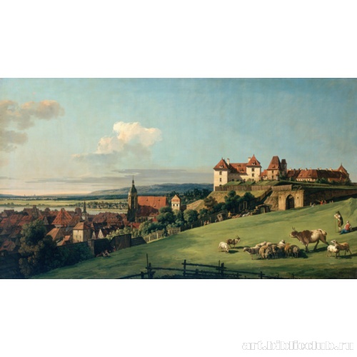 Вид Пирны от замка Зонненштайн