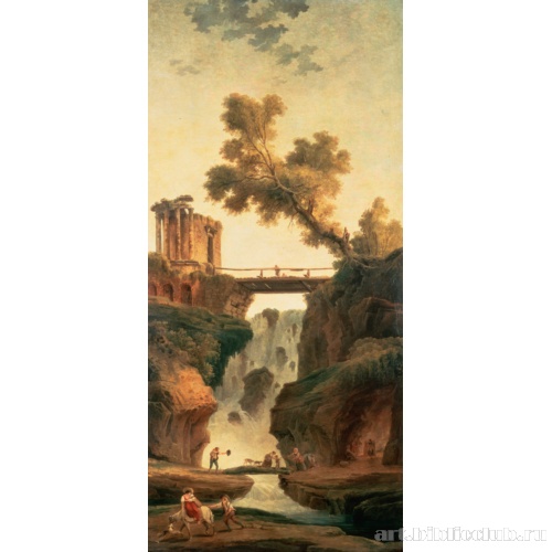 Пейзаж с водопадом