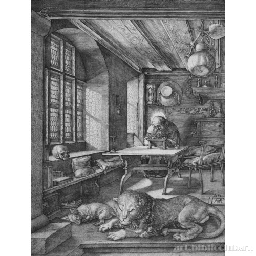 Святой Иероним в келье