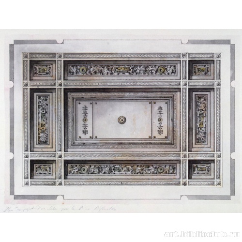 Проект росписи одного из плафонов Английского дворца