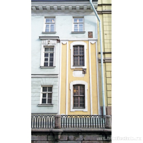 Реконструированный фрагмент фасада Зимнего дворца Петра I