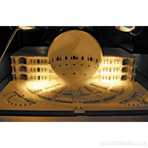 Кладбище города Шо. Разрез. Макет