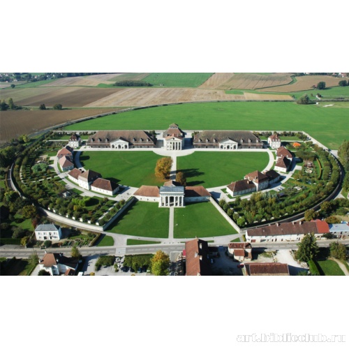 Солеварня в Арк-э-Сенан. Вид с высоты птичьего полета