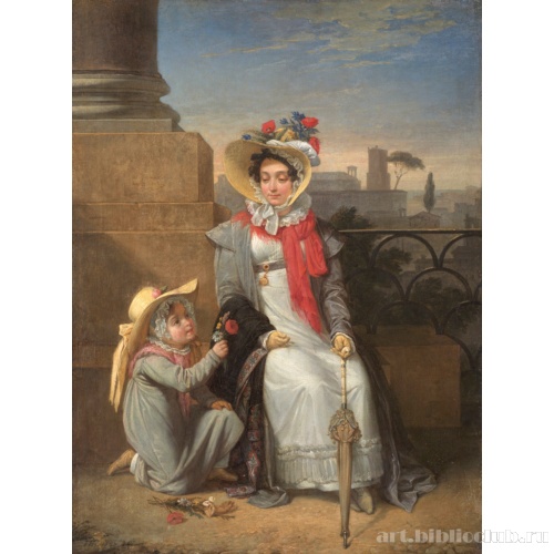 Портрет неизвестной с девочкой