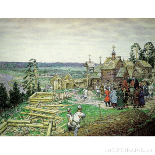 Основание Москвы. Постройка первых стен Кремля Юрием Долгоруким в 1156 году