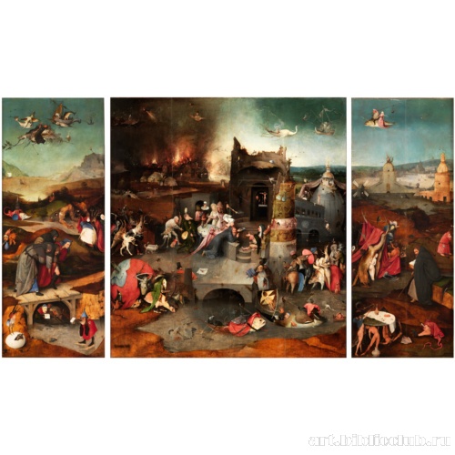 Триптих «Искушение святого Антония». Общий вид